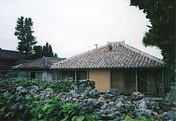 石垣島にある古い様式の民家