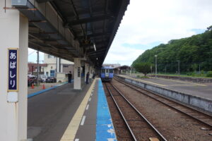 網走駅の構内
